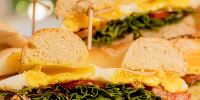 Egg Bagel Sandwich Platter
