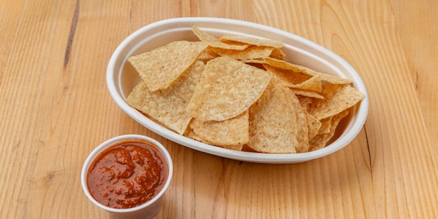 Chips w/ Smokey Chipotle & Tomatillo Salsa