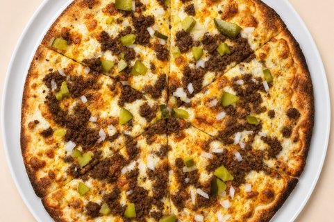 Cheeseburger Pizza