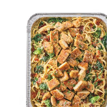 Crispy Chicken & Bacon Alfredo