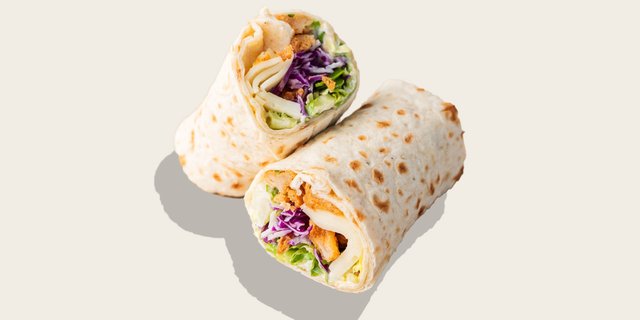 Crispy Cheddar Chicken Wrap