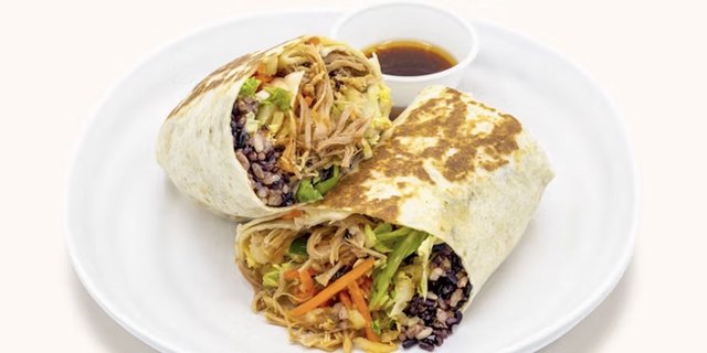 Korean BBQ Pork Wrap Combo