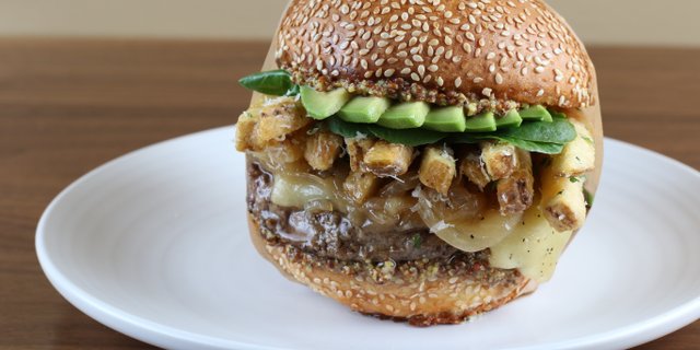 French N' Fries Burger Boxed Meal