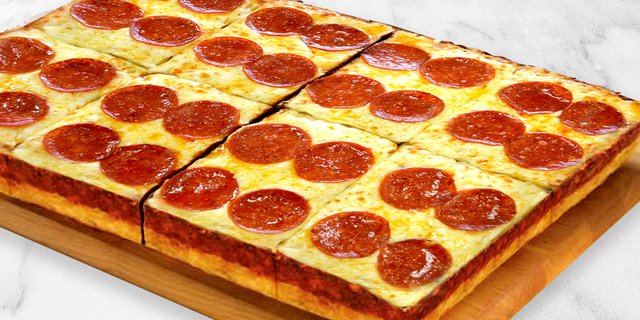 Deep-Dish Pepperoni Pizza