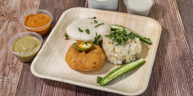 Idli, Vada & Ghee Pongal
