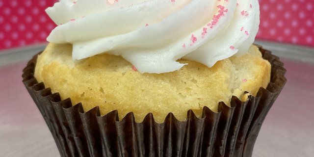 Pretty in Pink Vanilla Cupcake