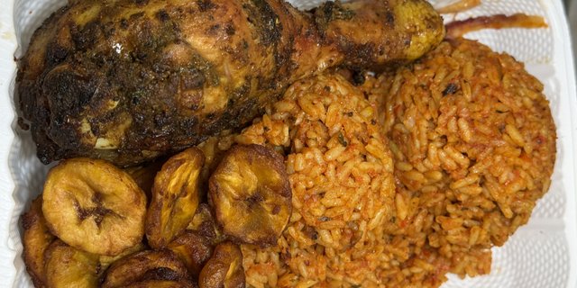 Jollof Rice Plate