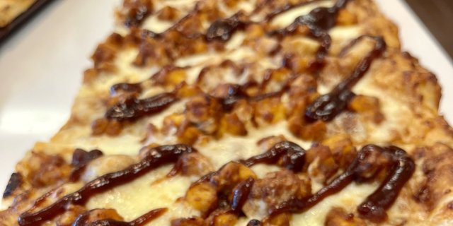 BBQ Chicken Square Pizza
