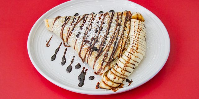 Nutella & Peanut Butter Crepe