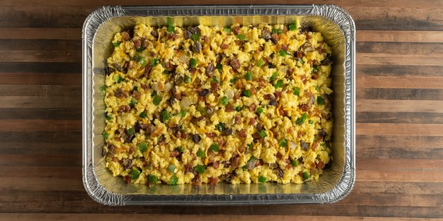 Hangover Scrambled Eggs Platter