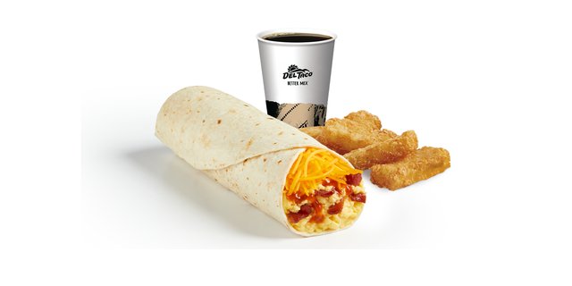 Bacon Breakfast Burrito Meal