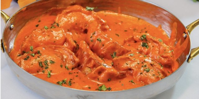 Vegetarian Momo Tikka Masala