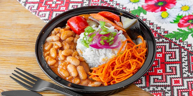 Mushroom Lobia Bowl