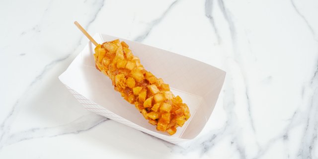 Potato-Coated Korean Rice Dog