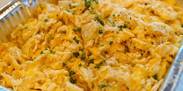 Scrambled Eggs W/ Bacon & Sausage
