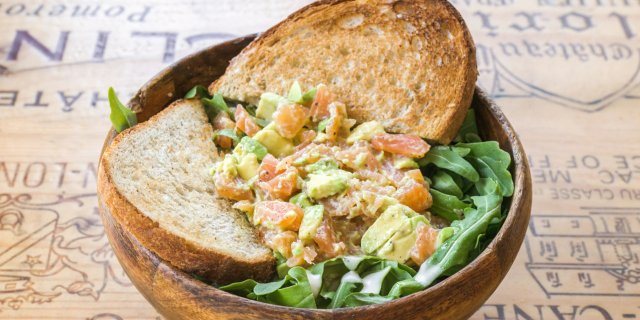 Salmon Avocado Salad