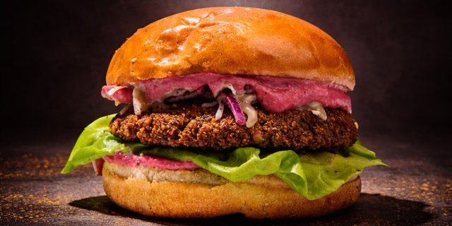 Mediterranean Burger Tray