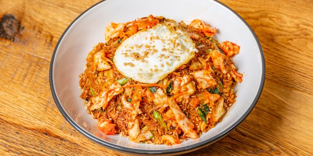 Kimchi Shrimp Fried Rice