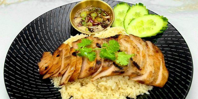 BBQ Pork Jowl Over Rice