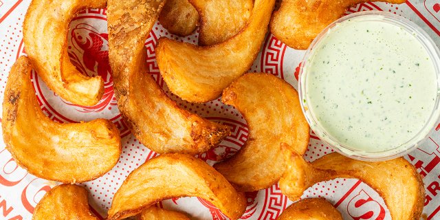 Sidewinder Fries & Jalapeno-Cilantro Ranch