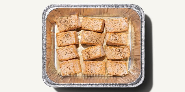 Roasted Salmon w/ Green Goddess Sauce