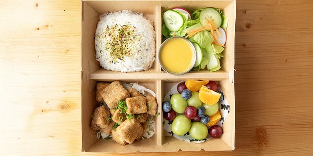 Karaage Fried Tofu Bento