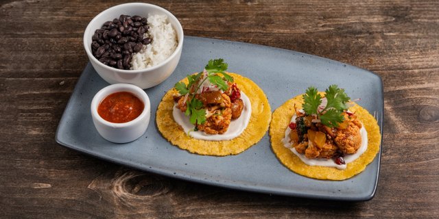 Cauliflower Tacos Platter