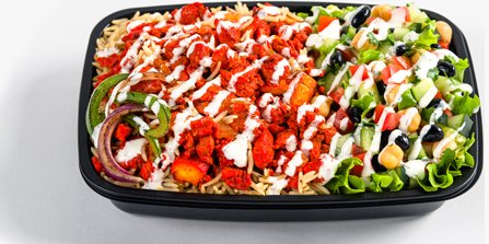 Medium Chicken Over Rice Package