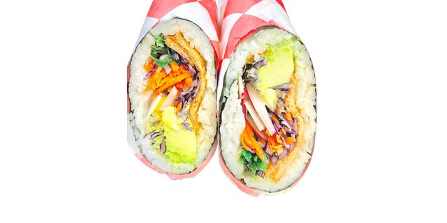Vegetarian Sushi Burrito