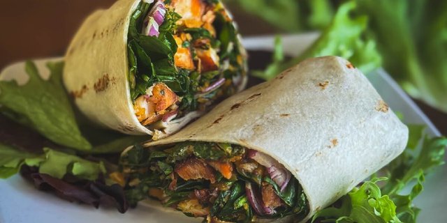 Blackened Chicken Wrap Platter