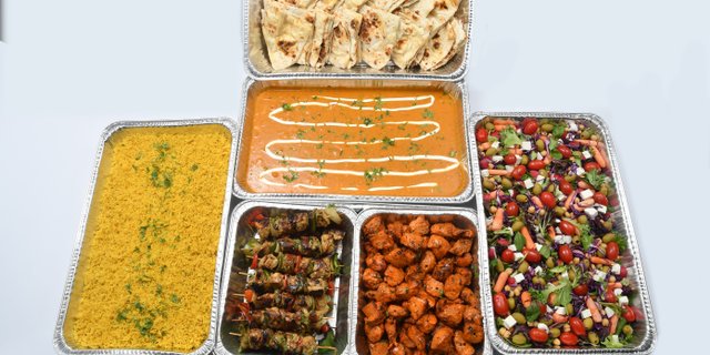 Large Kebab & Curry Platter