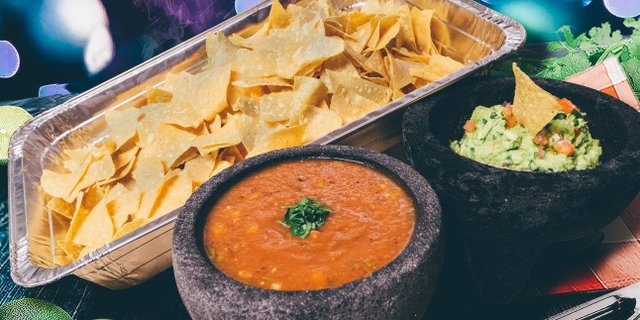 Guacamole, Salsa & Chips