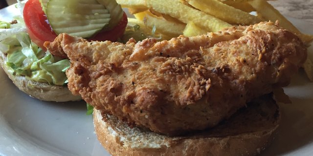 Fried Snowcrest Chicken Sandwich