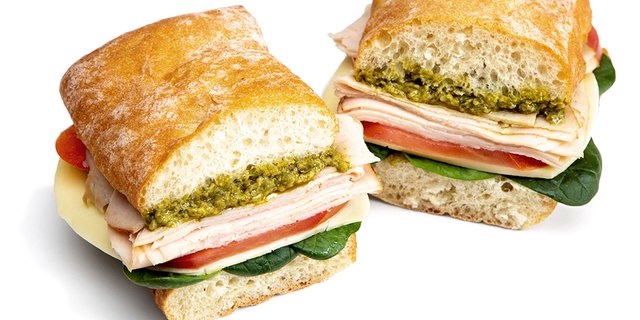 Turkey Pesto Sandwich