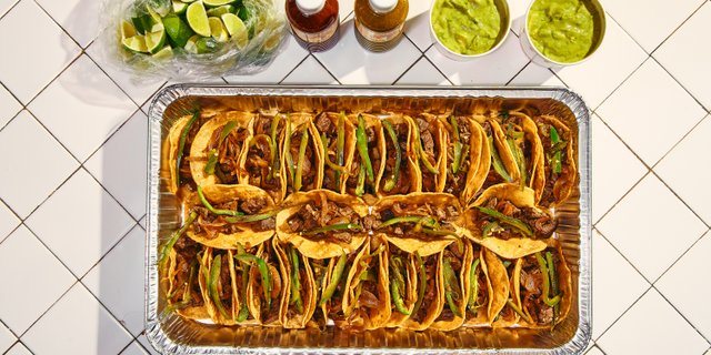 Carne Asada Tacos Tray
