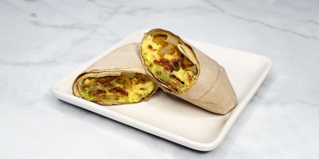 Chicken Apple Sausage Breakfast Burrito Platter