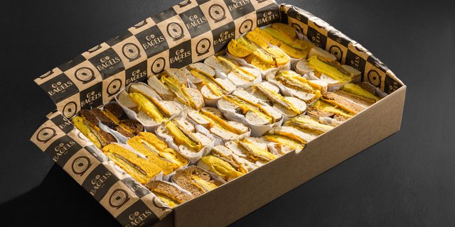 Chicken Sausage, Egg & Cheese Bagel Sandwich Box