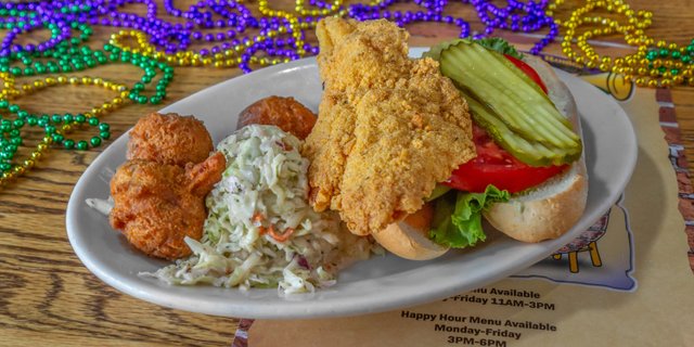 Catfish Po'Boy Sandwich