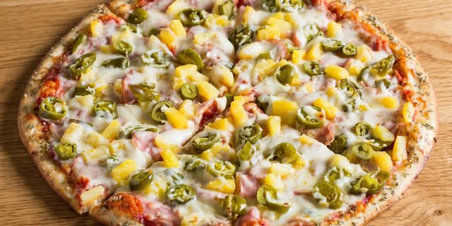 The Angry Hawaiian Pizza