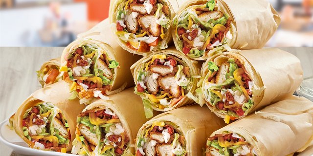 Chicken Bacon Ranch Wraps - Basic