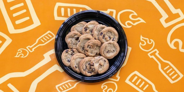 One Dozen Chocolate Chip Cookies