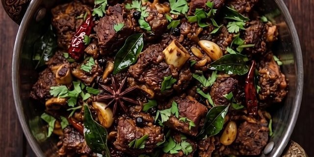 Mutton Sukka, Upukari & Masala