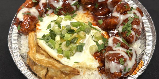 Glazed Fried (Sweet n Spicy) Chicken Rice Bowl