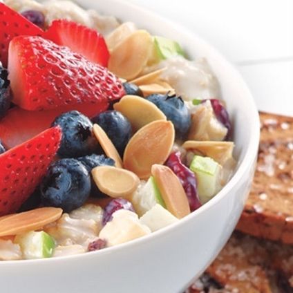 Individual Berry & Almond Overnight Oats