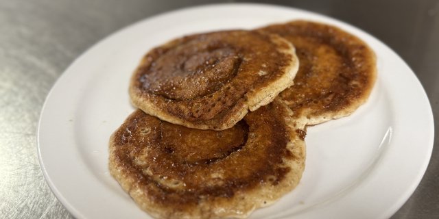 Cinnamon Swirl Dollar Pancakes