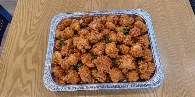 Basil Popcorn Chicken