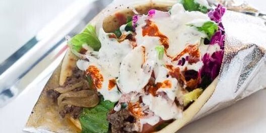 Beef Gyro Pita Sandwich