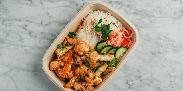 Roasted Cauliflower & Rice Bowl