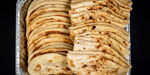 Hand-Stretched Pita Bread