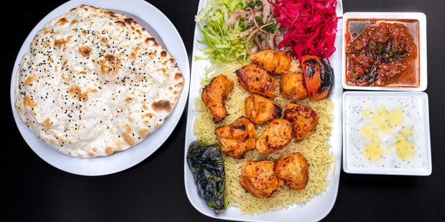 Grilled Chicken Shish Platter